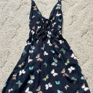 Juniors dress with butterflies